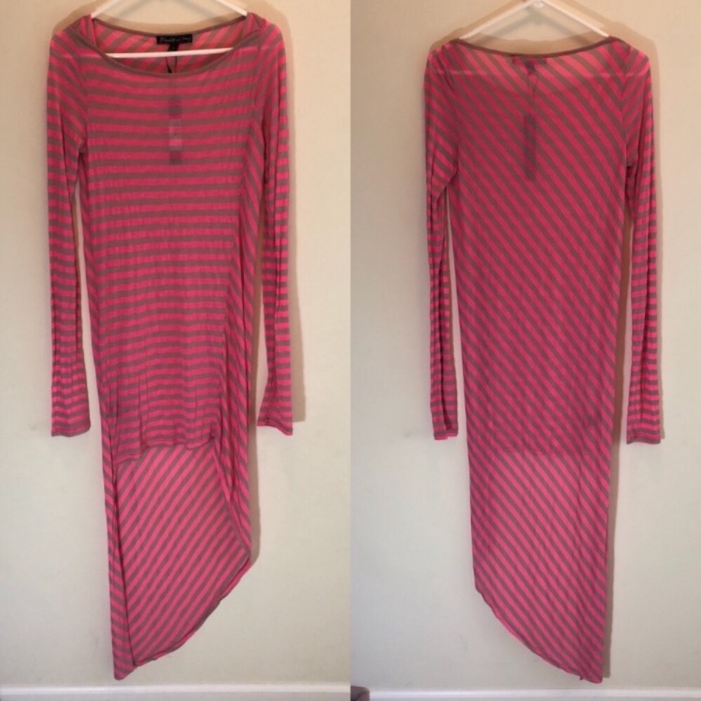 Elizabeth and James Neon Stripe Claudia Dress